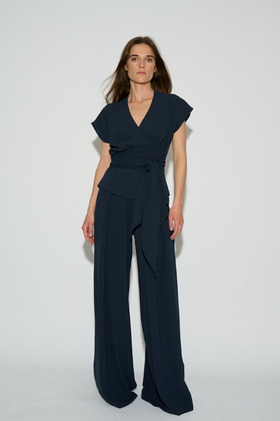 PANTALÓN MOIRA PALAZZO NAVY