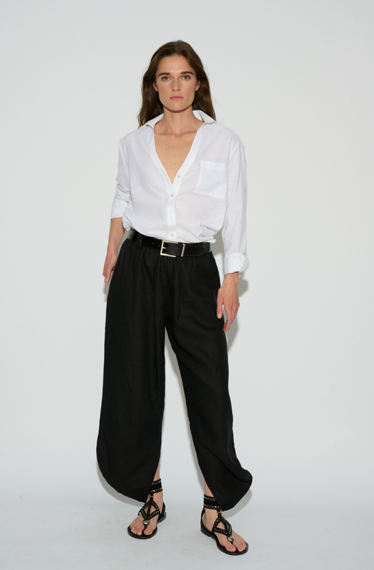 CAMISA SIMONA LINO BLANCO