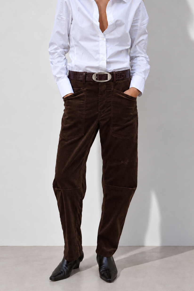 PANTALÓN BRUNA TERCIOPELO MARRÓN