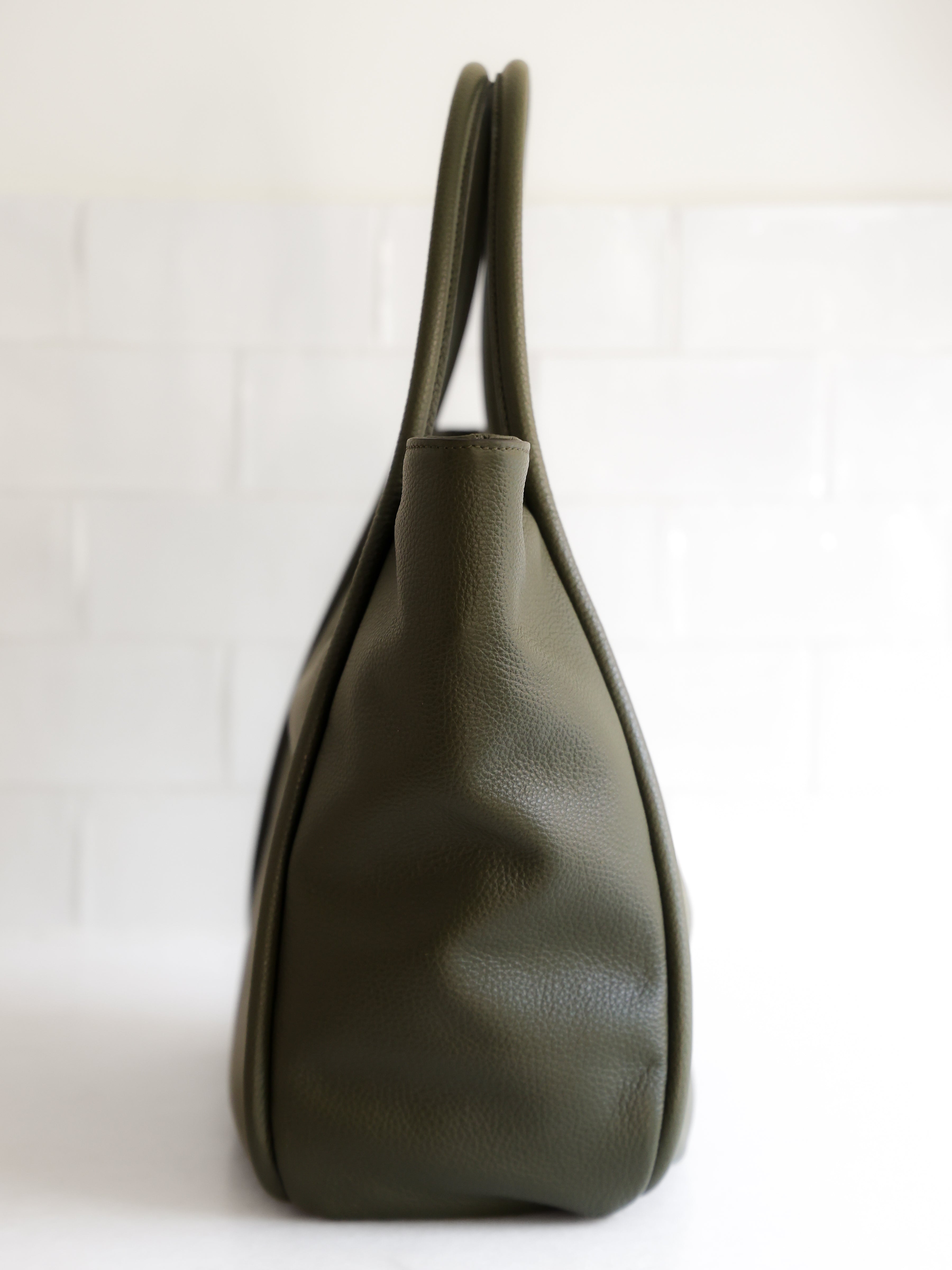 SHOPPER WILLOW PIEL OLIVA