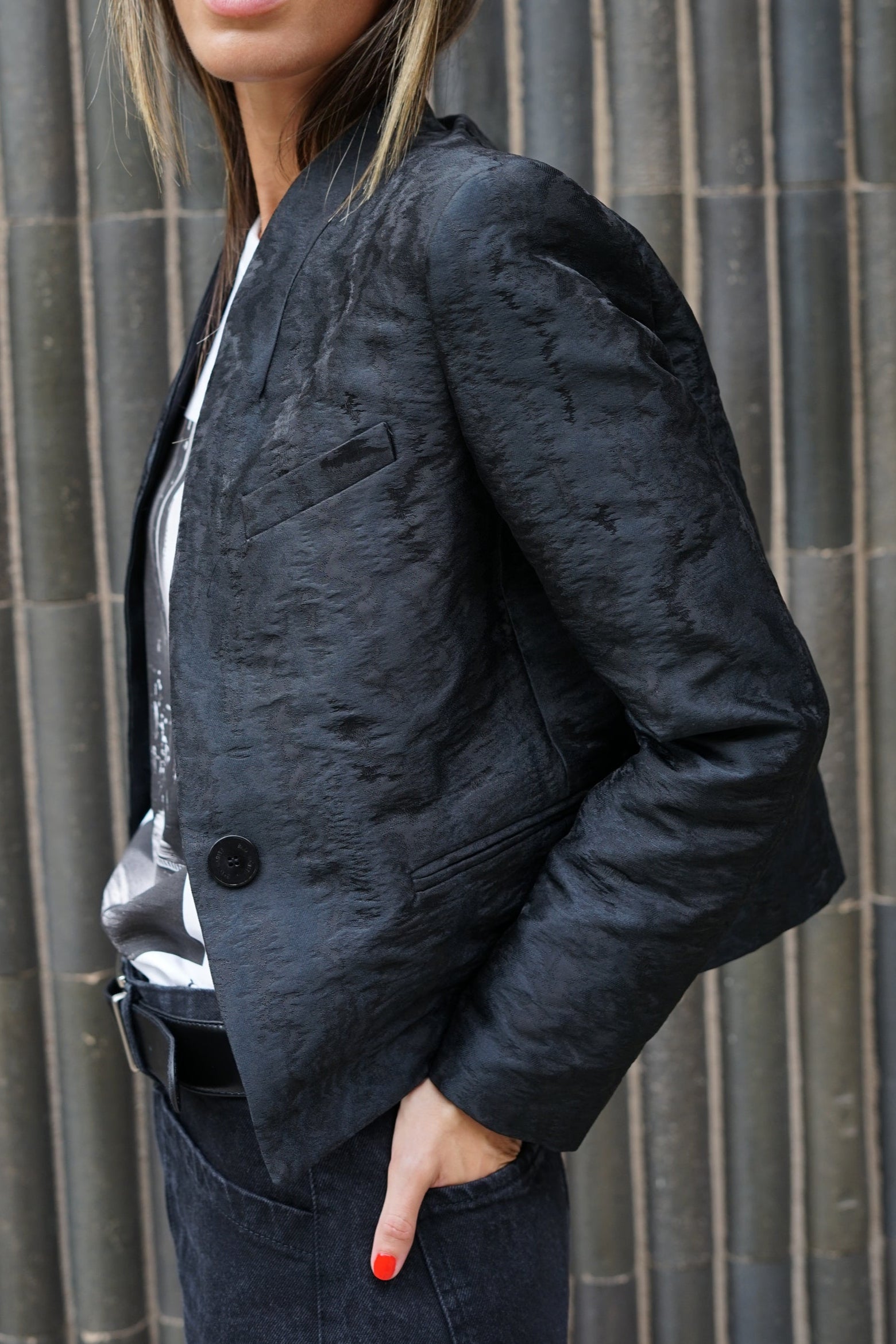 ARANTXA BLACK BLAZER