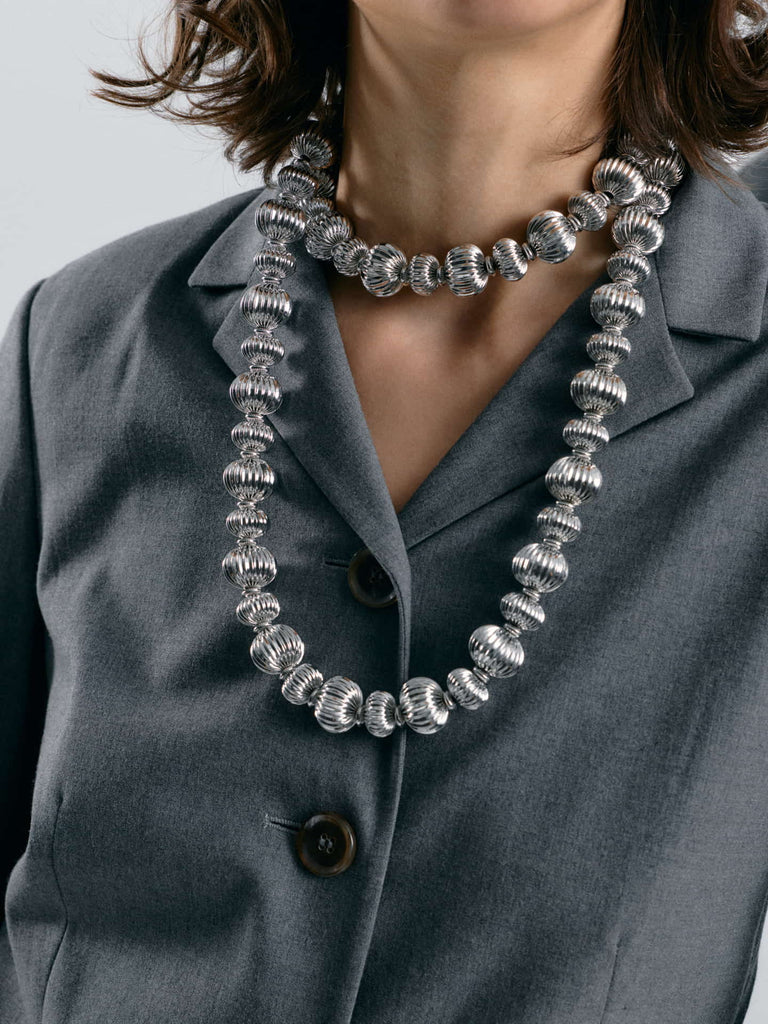 Bandana Necklace plata