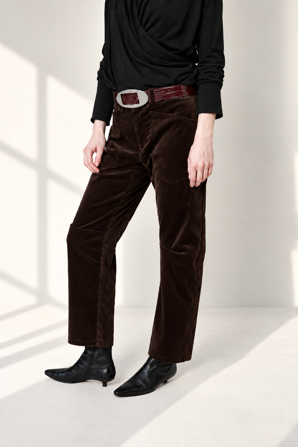 PANTALÓN BRUNA TERCIOPELO MARRÓN