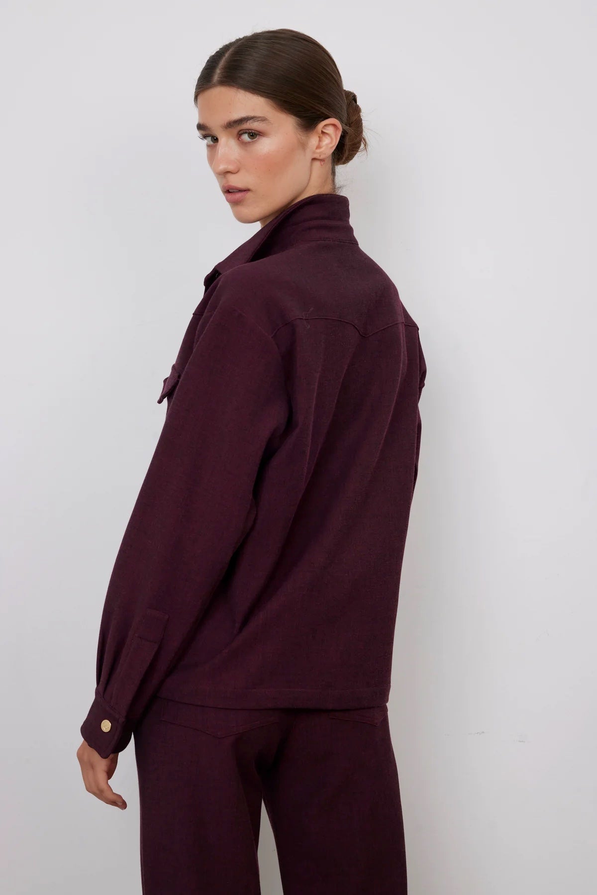 SHIRT ADRIANA BURGUNDY