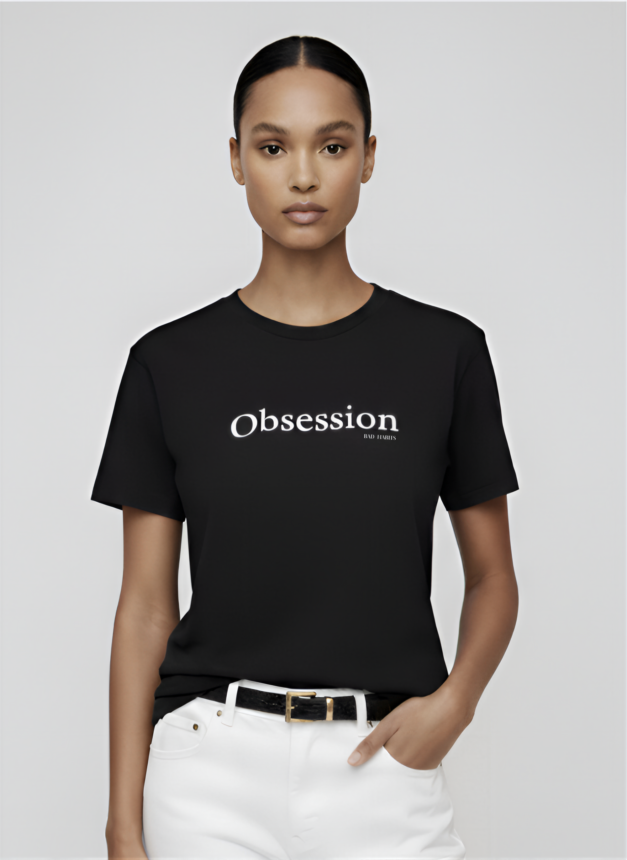 T-SHIRT OBSESSION BLACK