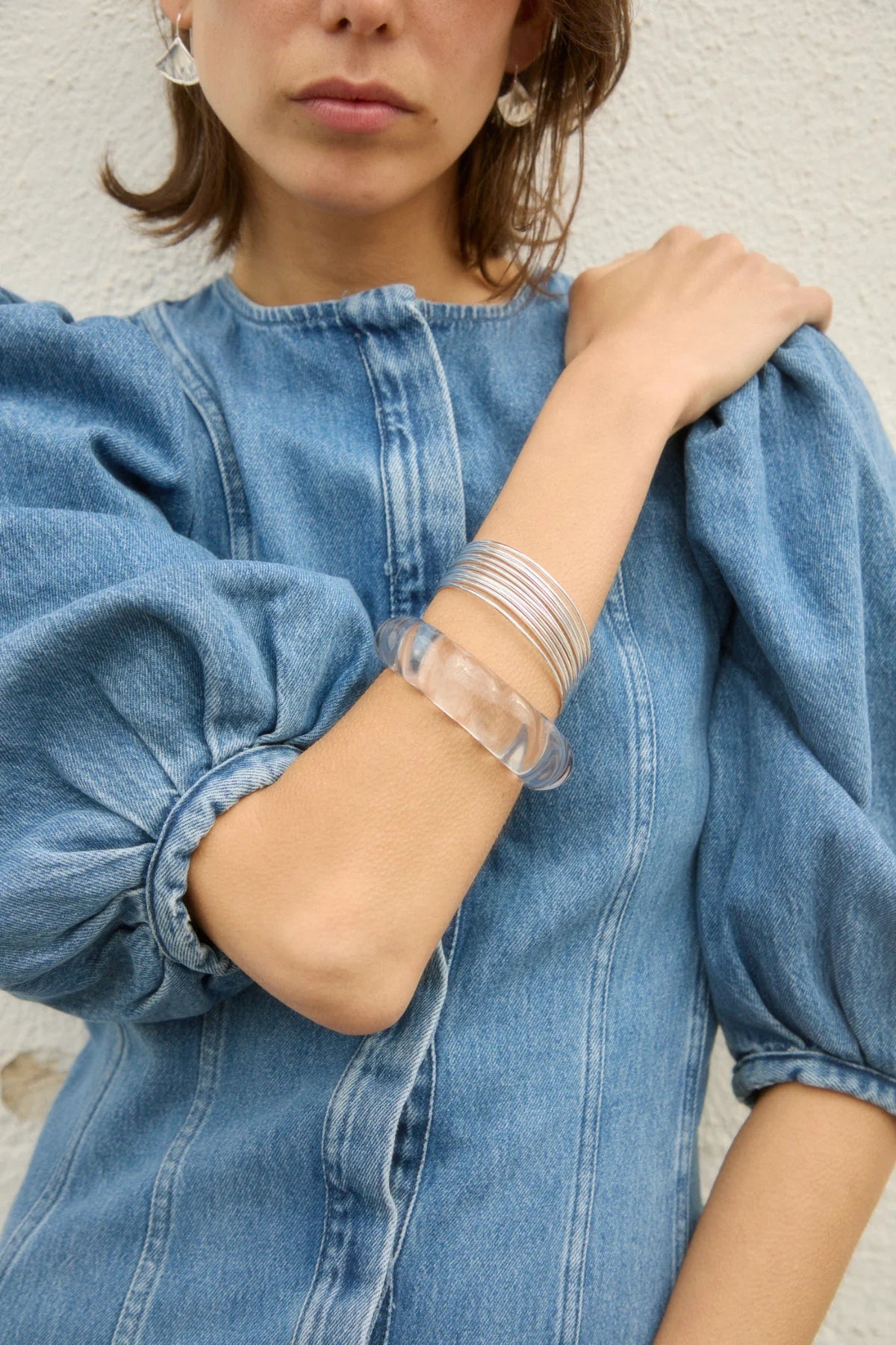 Masai silver bracelet