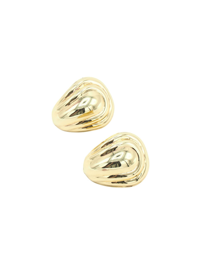 Mirror Earrings Gold