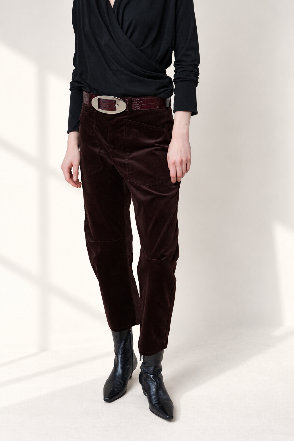 PANTALÓN BRUNA TERCIOPELO MARRÓN