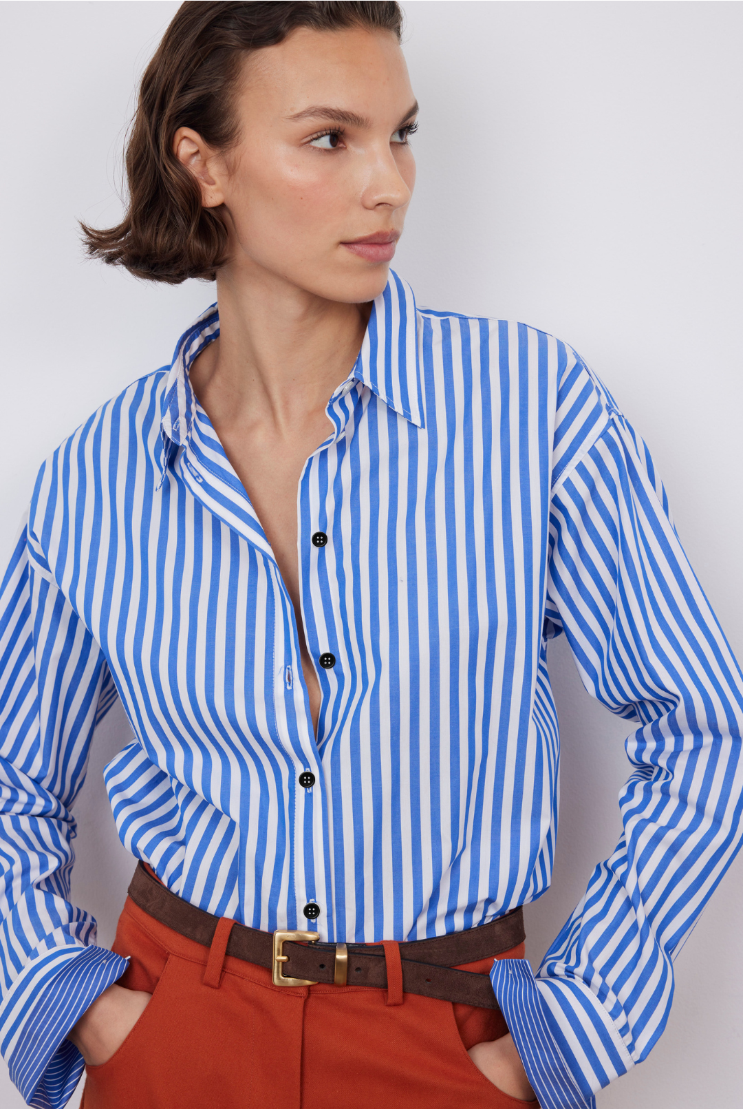 AURORA BLUE SHIRT STRIPE D