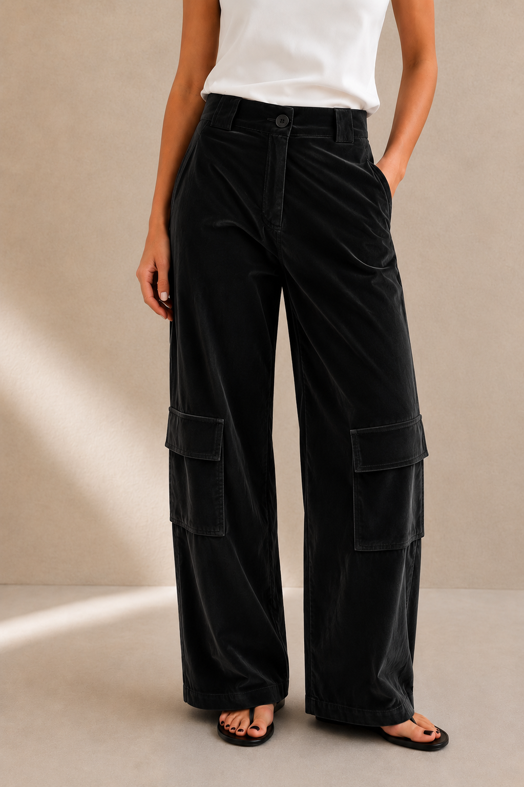 PANTALÓN ALEXANDRA TÉCNICO NEGRO