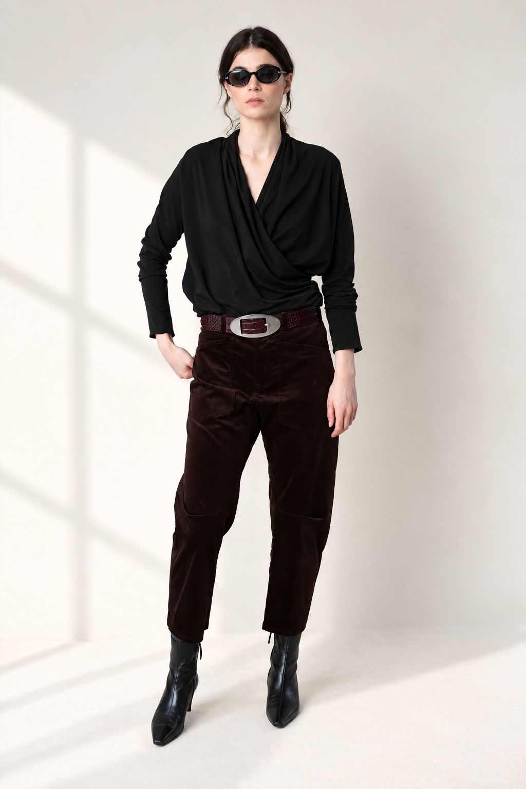 PANTALÓN BRUNA TERCIOPELO MARRÓN