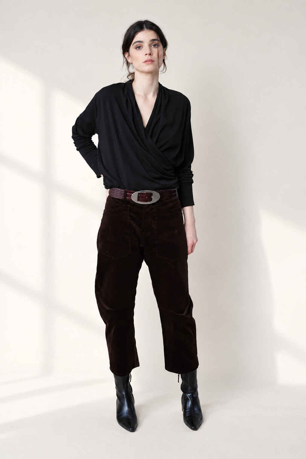 PANTALÓN BRUNA TERCIOPELO MARRÓN