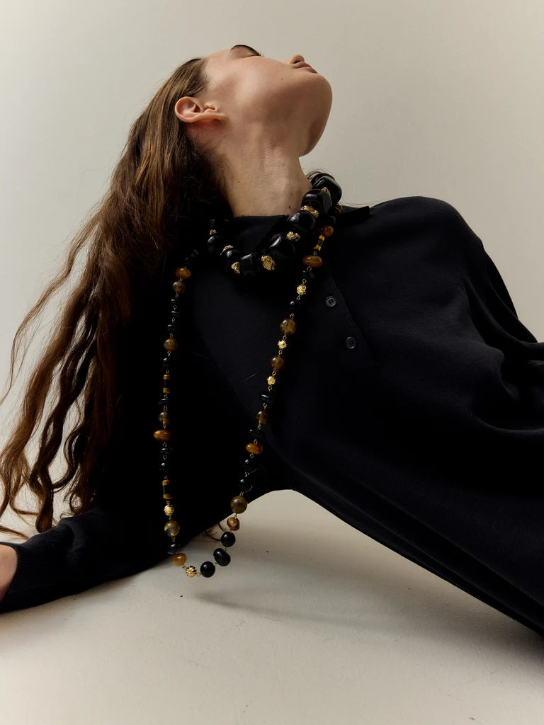 Al Vespre Necklace brown