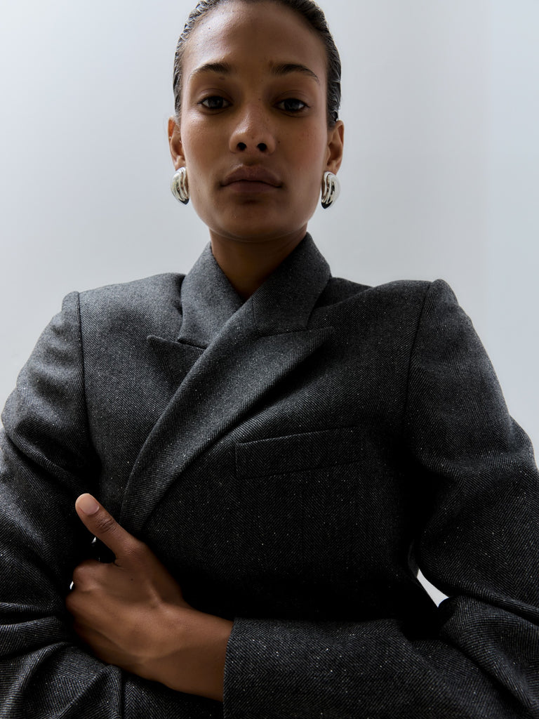 Mirror Earrings Gold