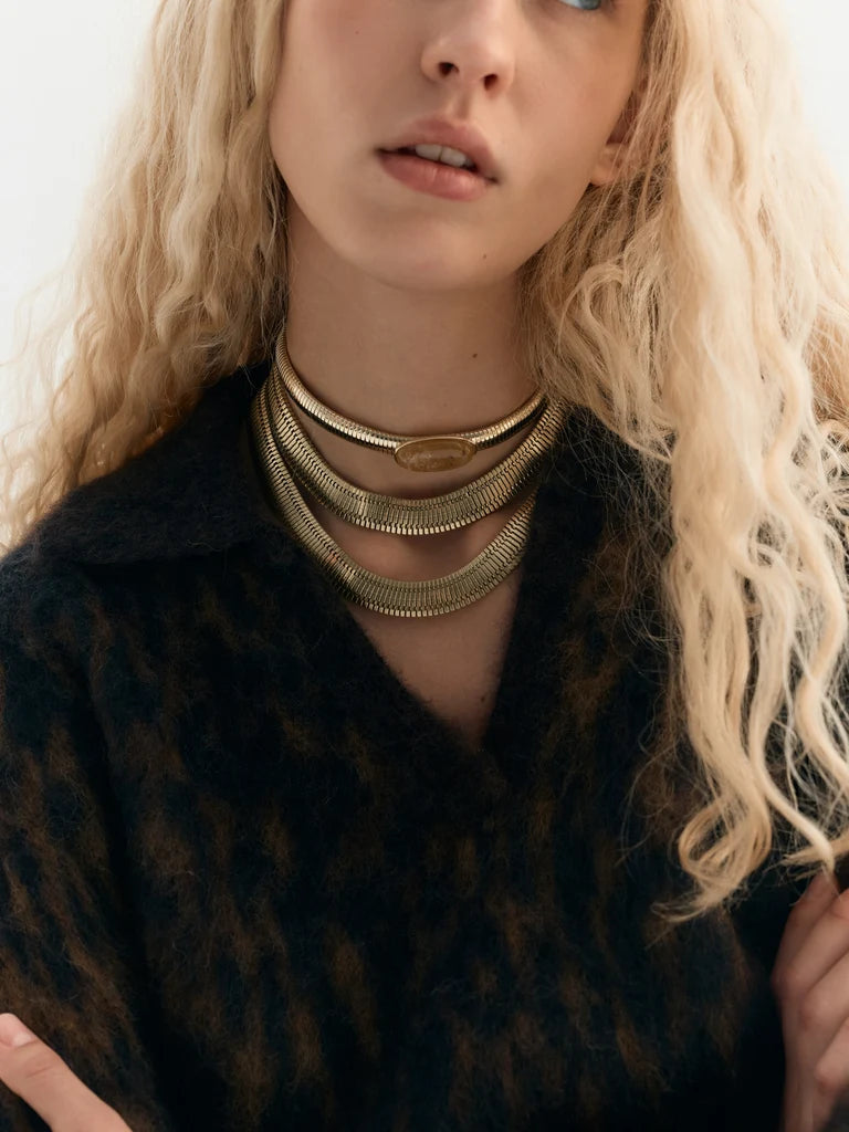 Slim Cleo Necklace gold