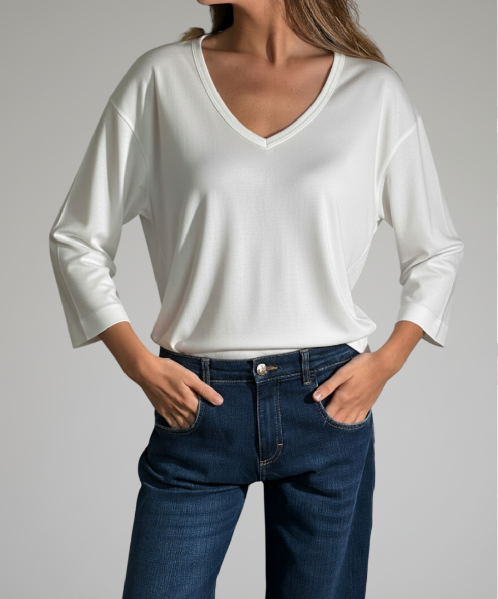 T-SHIRT VICTORIA WHITE PICO