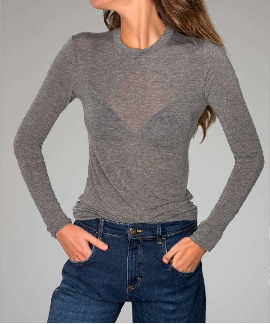 T-SHIRT CARINA GREY