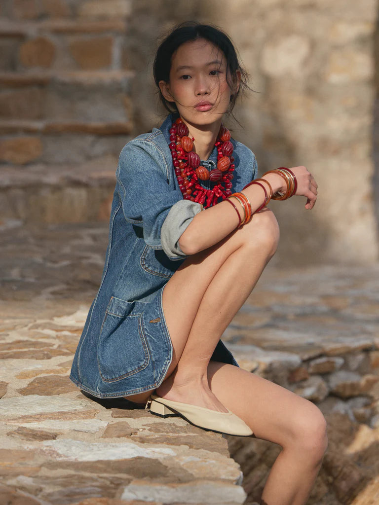 Pira Necklace rojo
