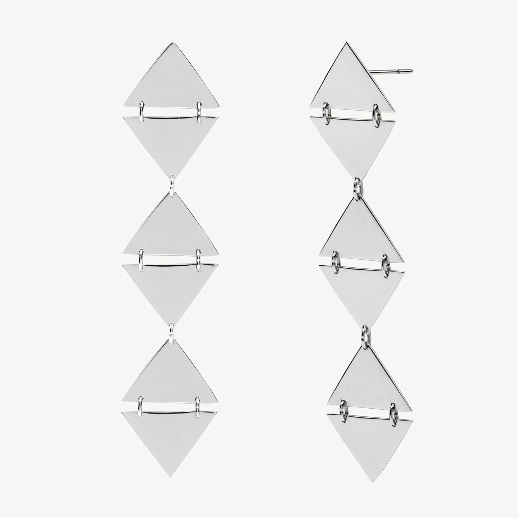 SILVER TEMPLE EARRINGS