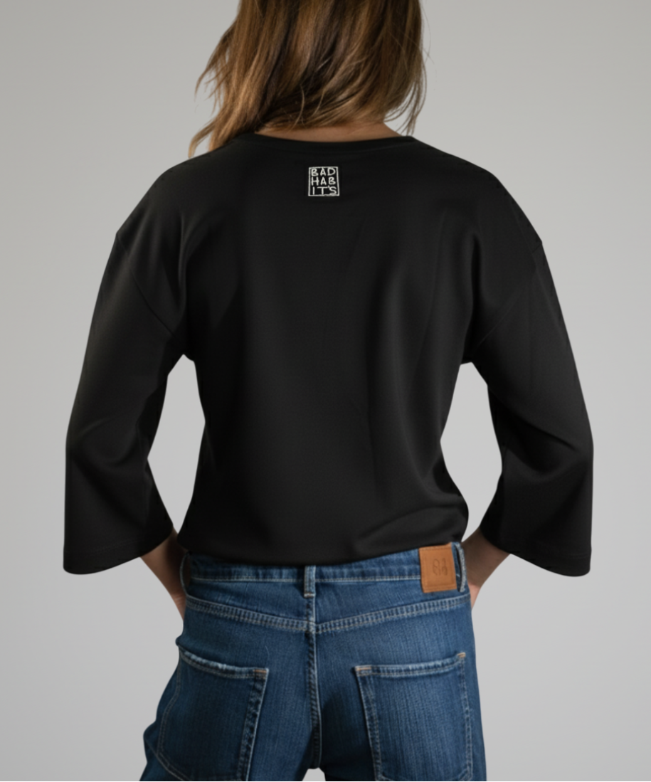 T-SHIRT VICTORIA BLACK