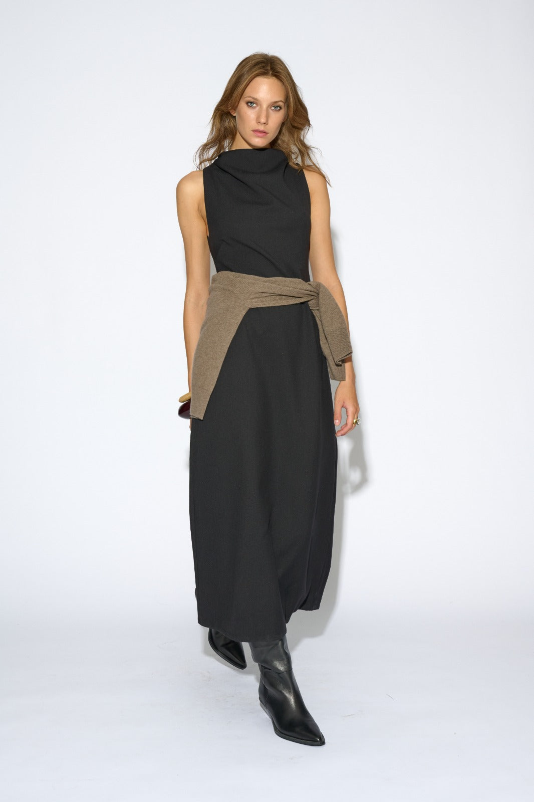 VESTIDO NINA SIN MANGAS NEGRO