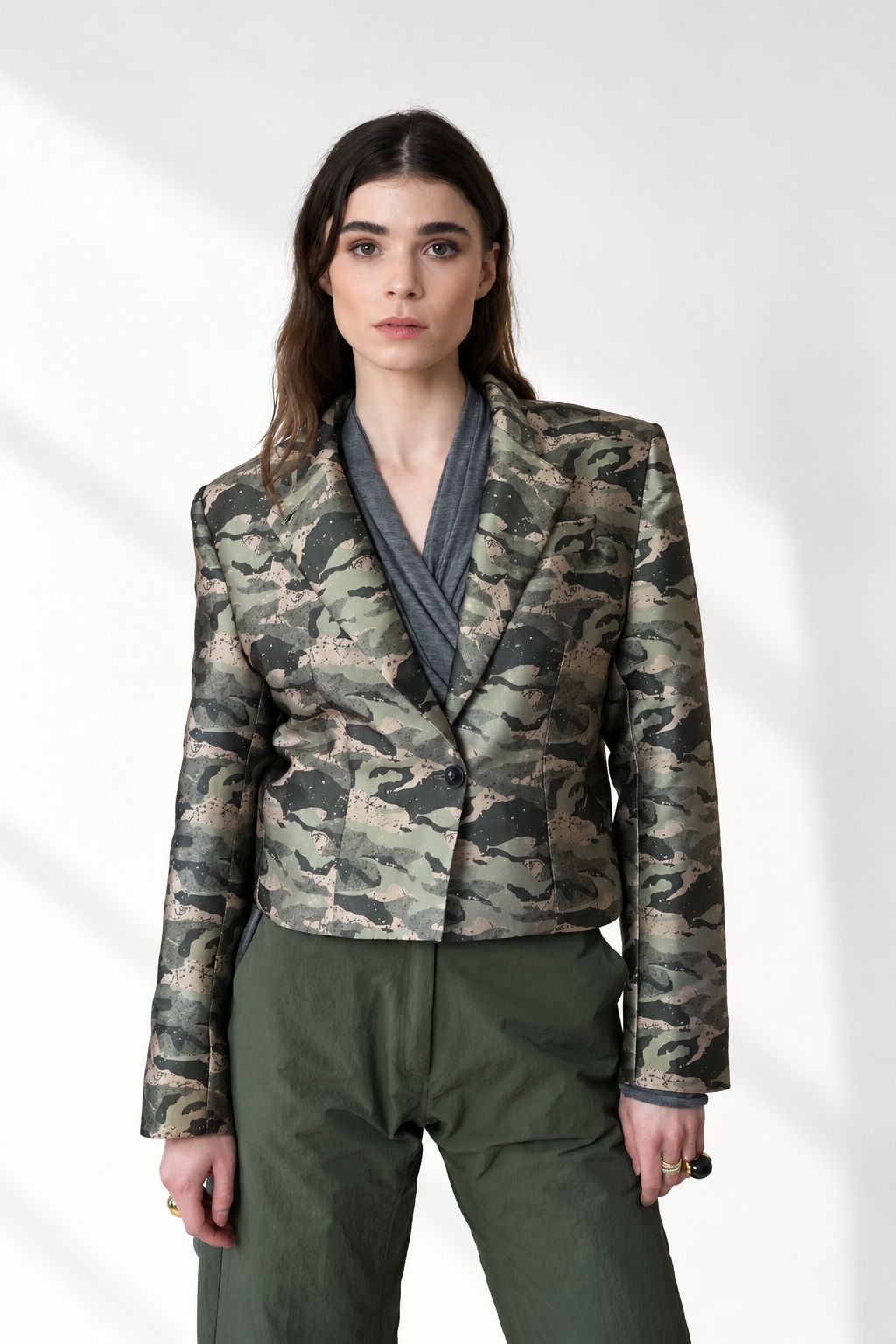 CHAQUETA LIAM CAMUFLAJE KHAKI