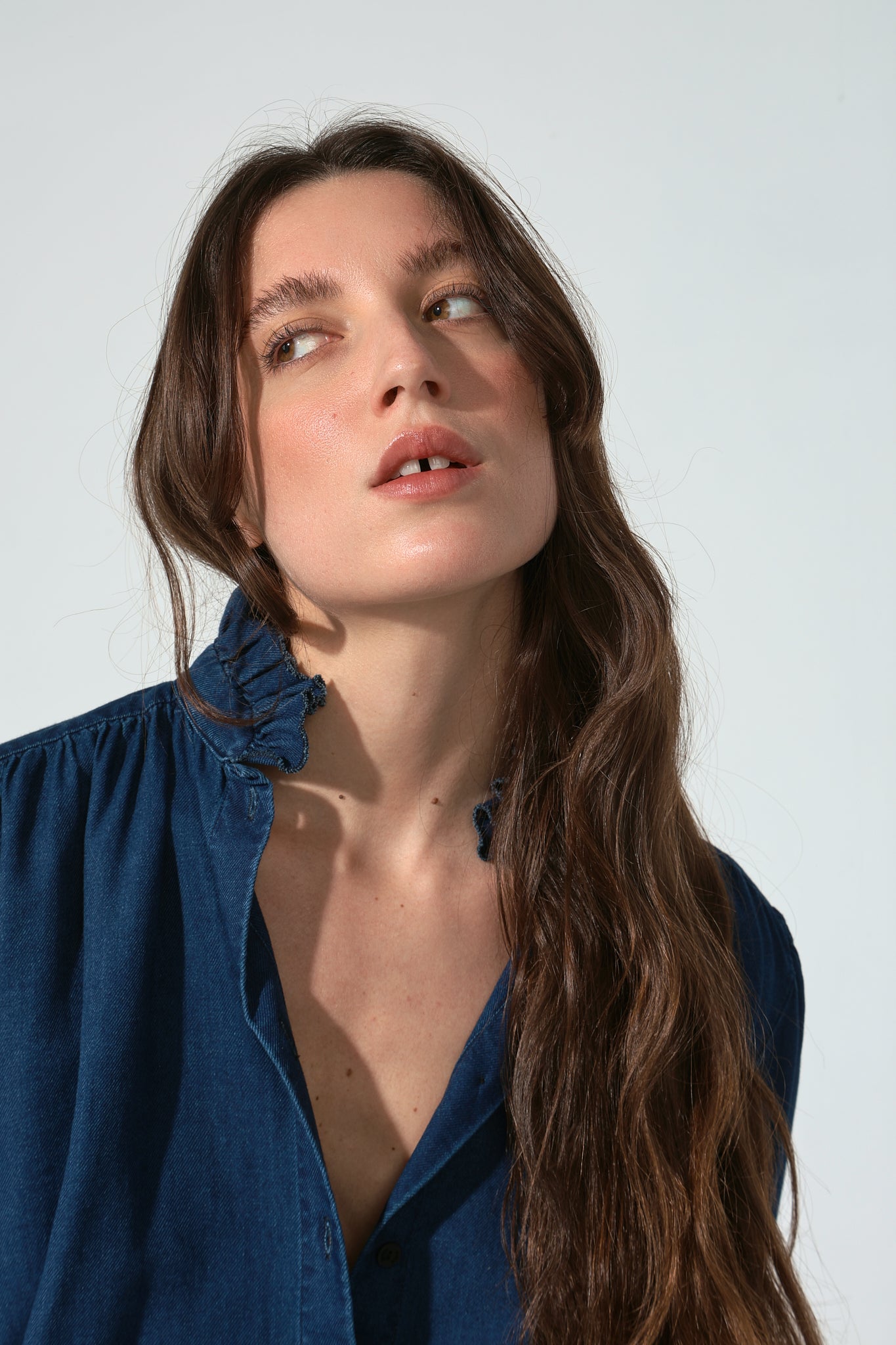 CAMISA CARLOTA DENIM FLUIDO
