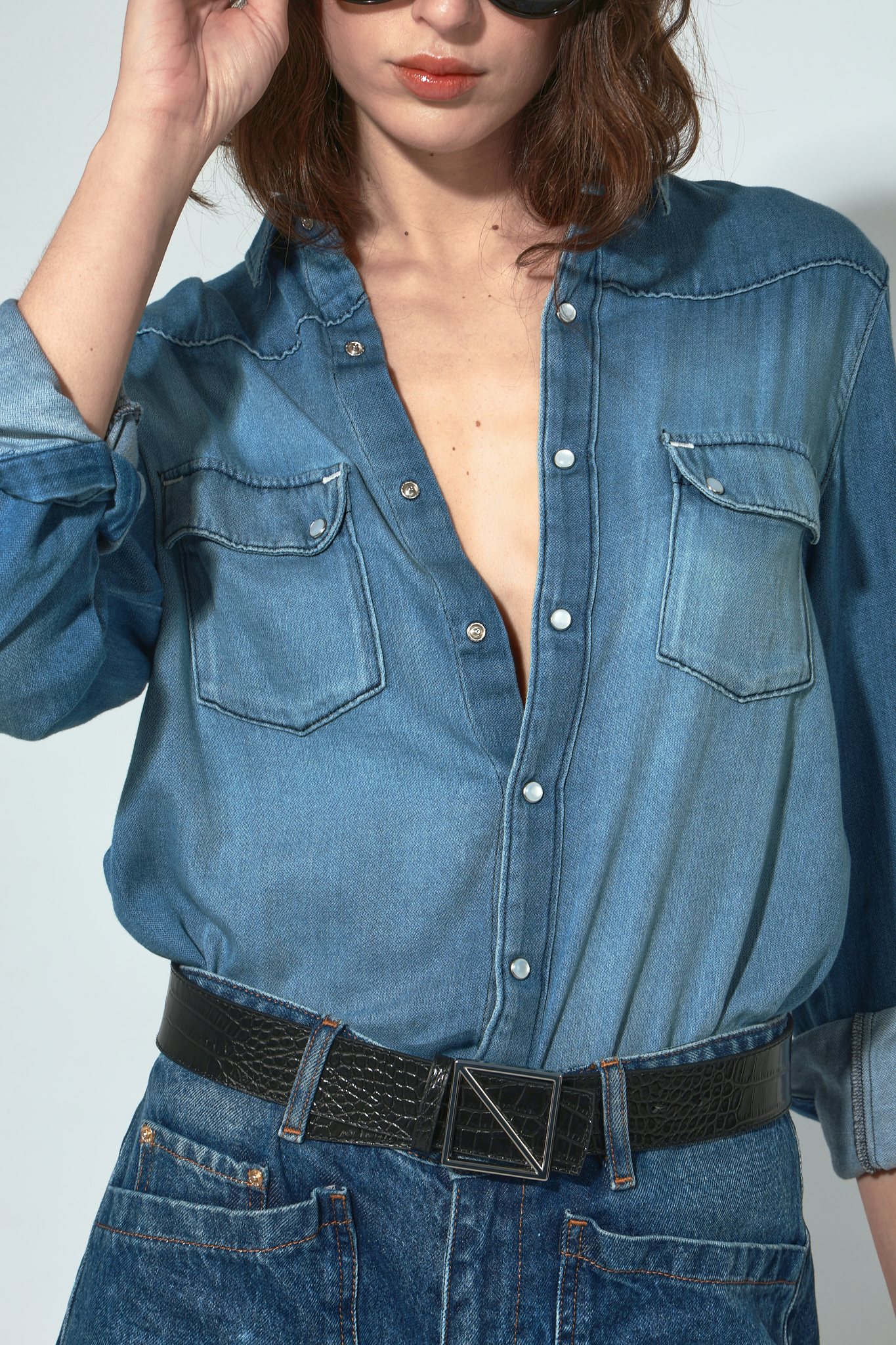 CAMISA CLYDE DENIM AZUL CLARO