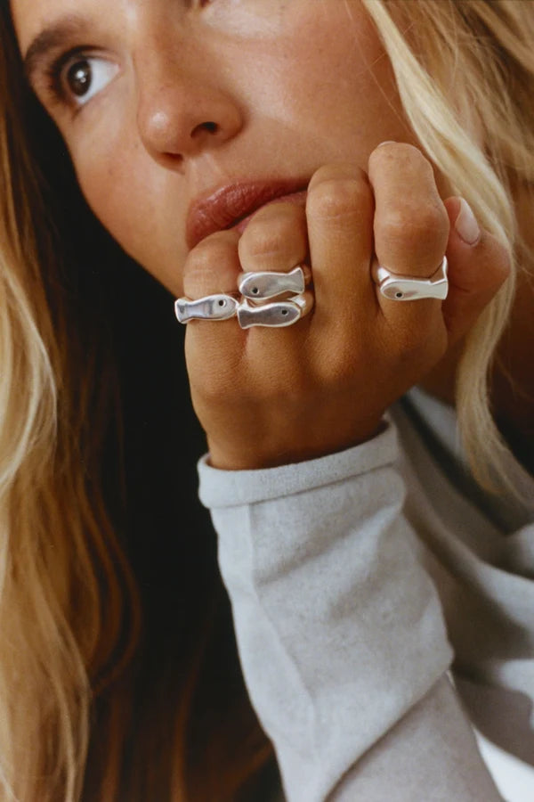 ANILLO MATILDA PLATEADO