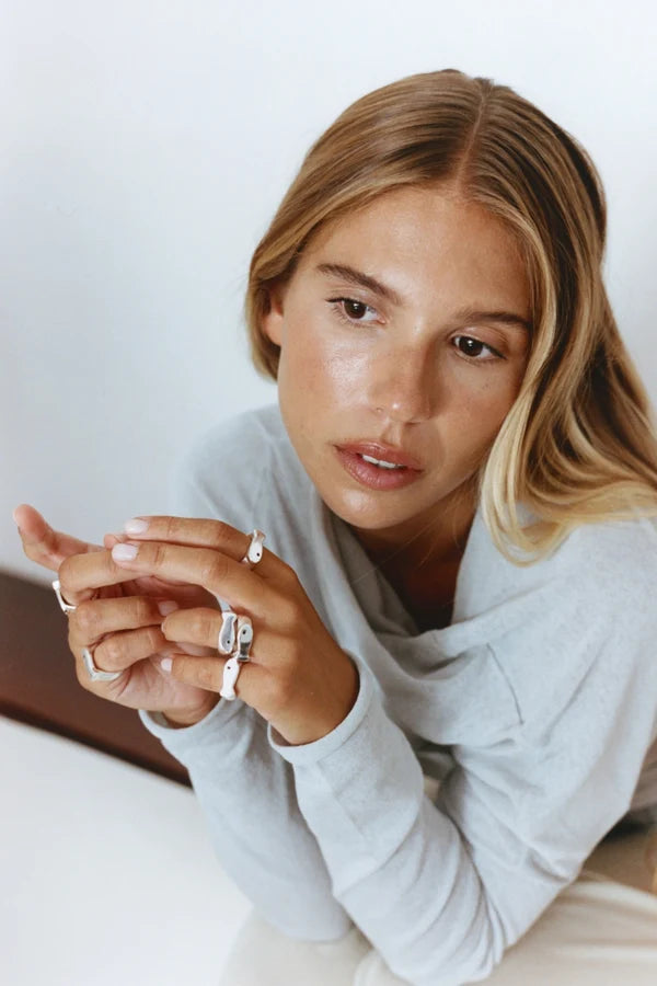 ANILLO MATILDA PLATEADO