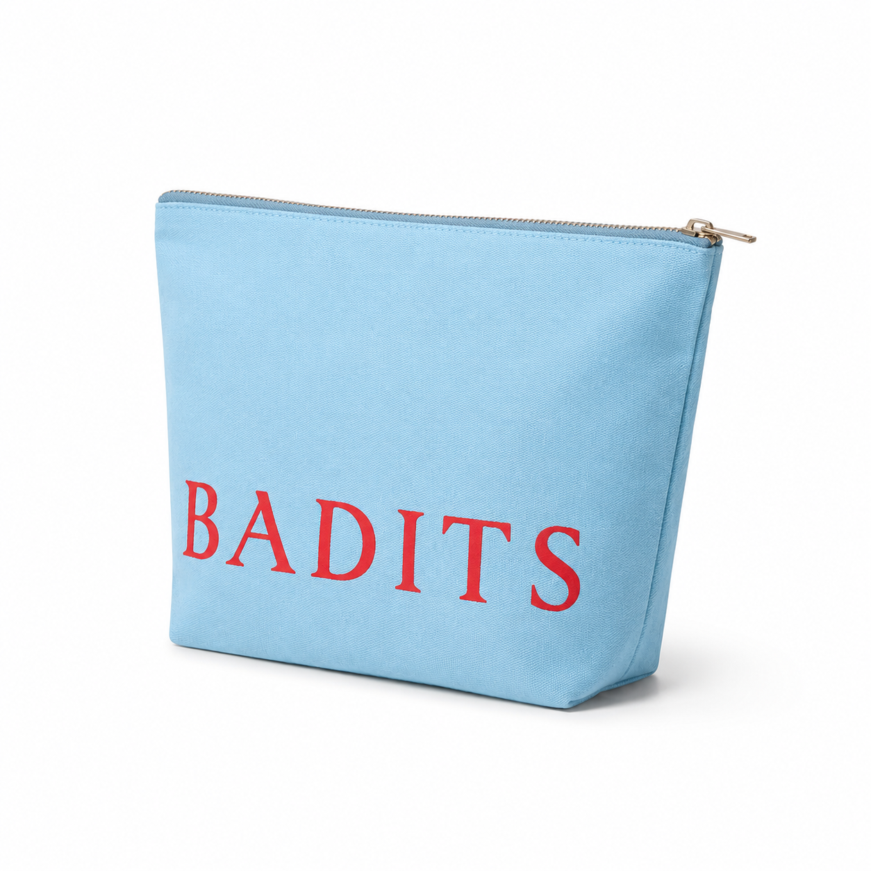 BADITS BLUE COTTON TOILETRY BAG