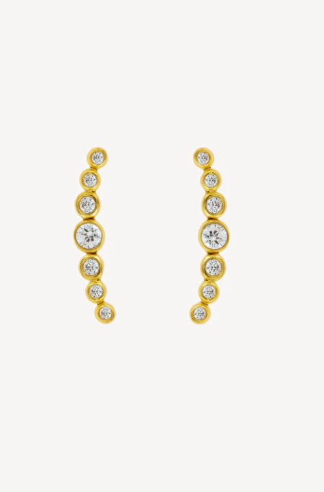 GOLD RAIL EARRING