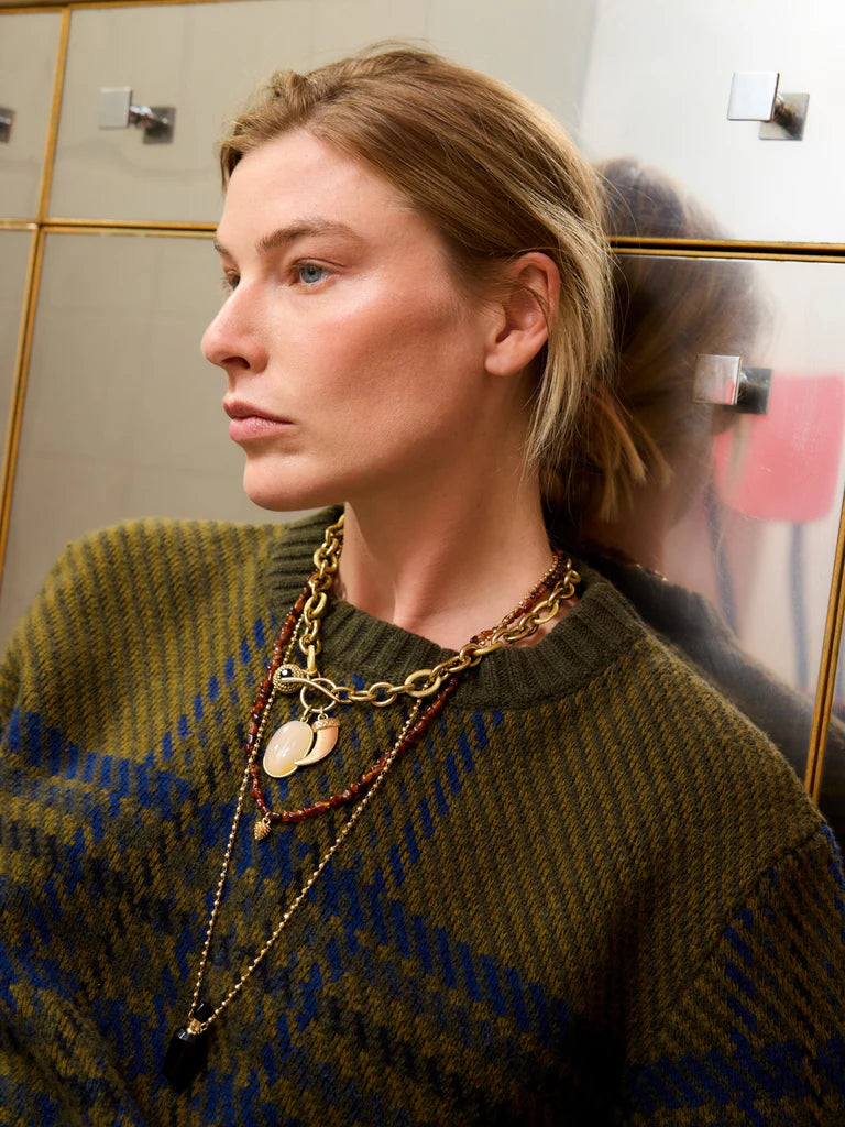 LE PARFUM NECKLACE MARRÓN