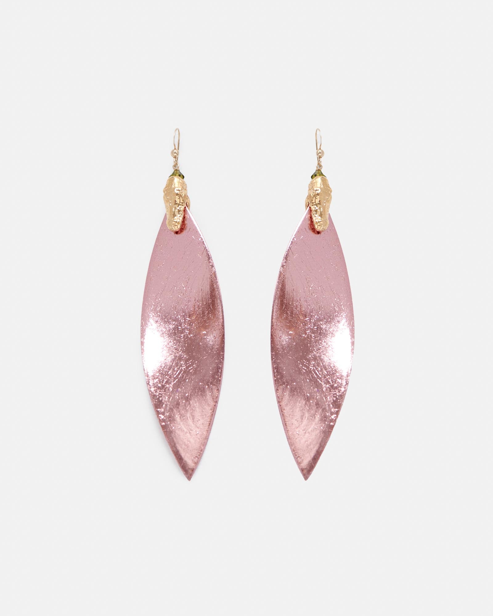 FLORENCE METALLIC XL PINK EARRING