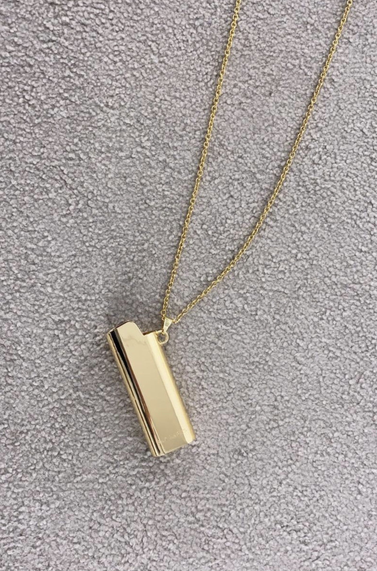 Logo lighter necklace