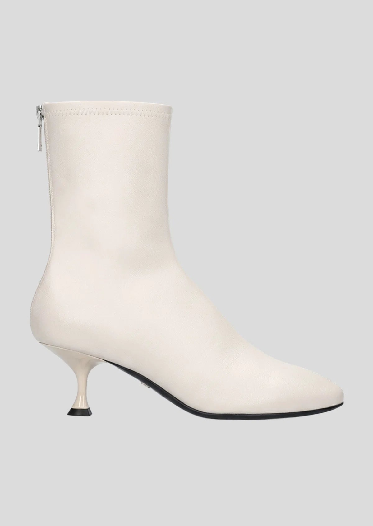 NAMI ECRU ANKLE BOOTS