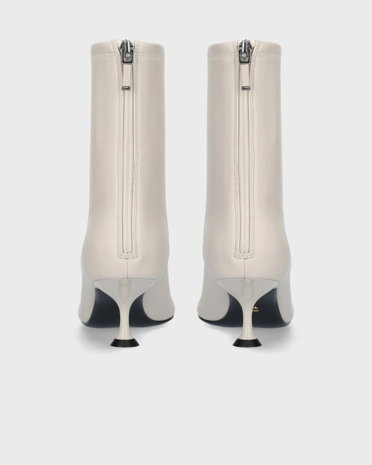 NAMI ECRU ANKLE BOOTS