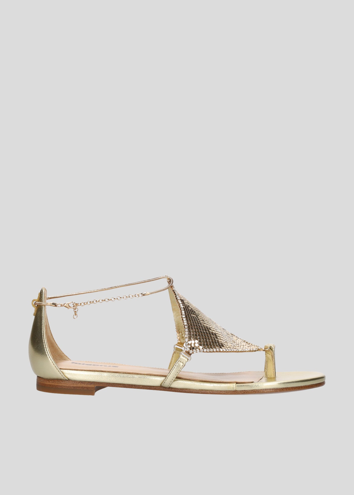 SANDALIA IVANNA FLAT ORO