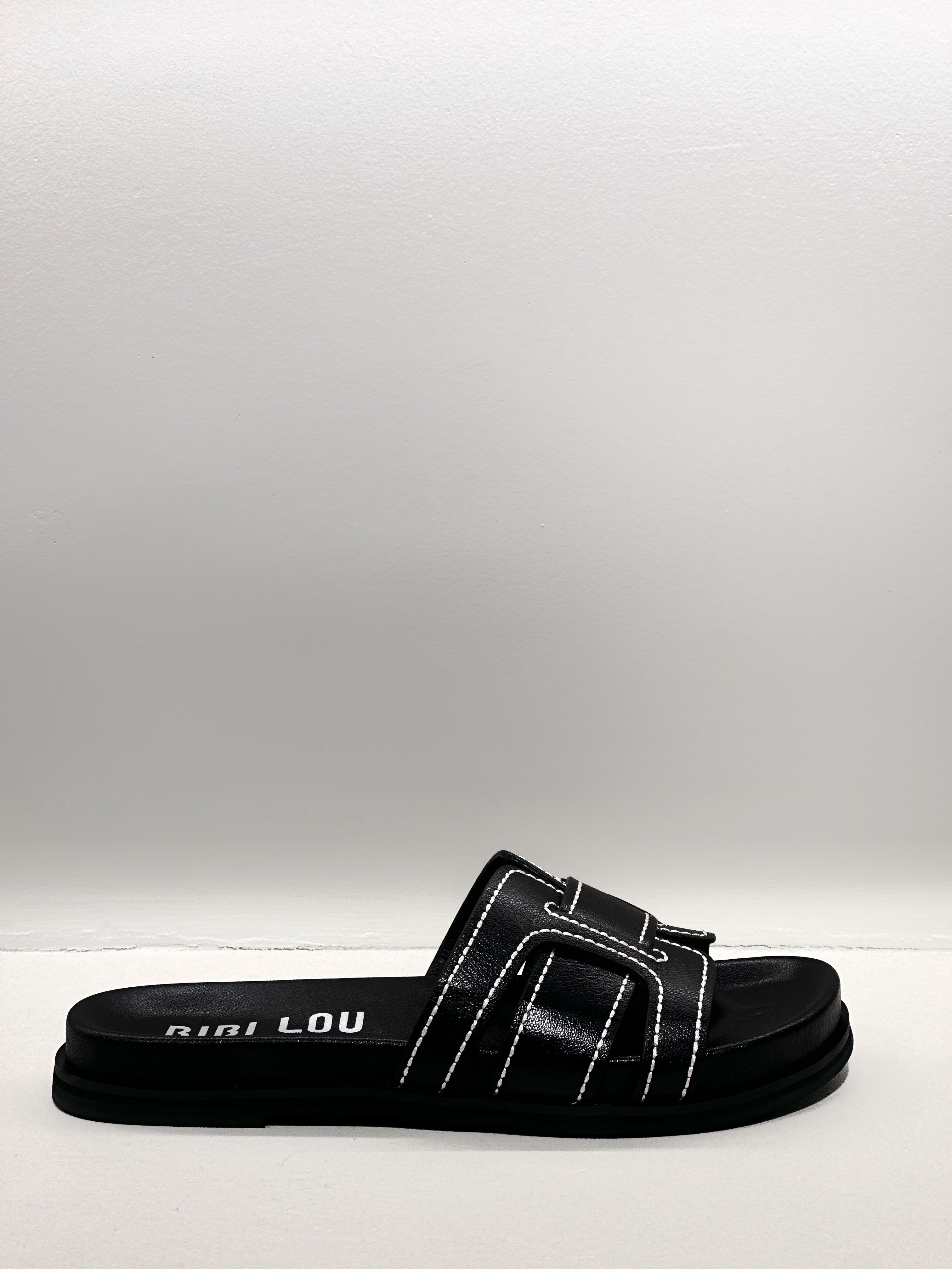 HIGH CUBA BLACK SANDALS
