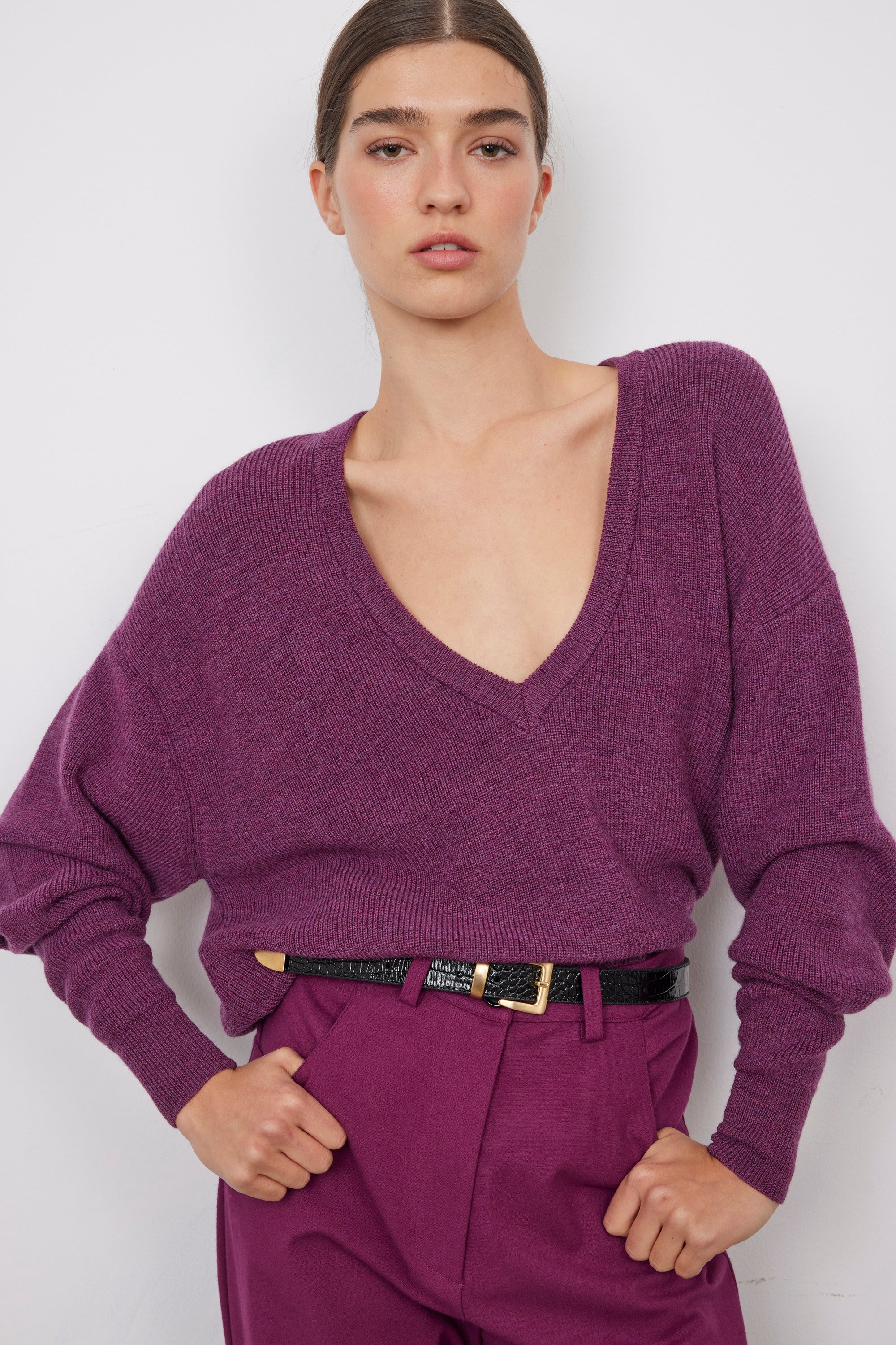 PULL JIMENA BURGUNDY