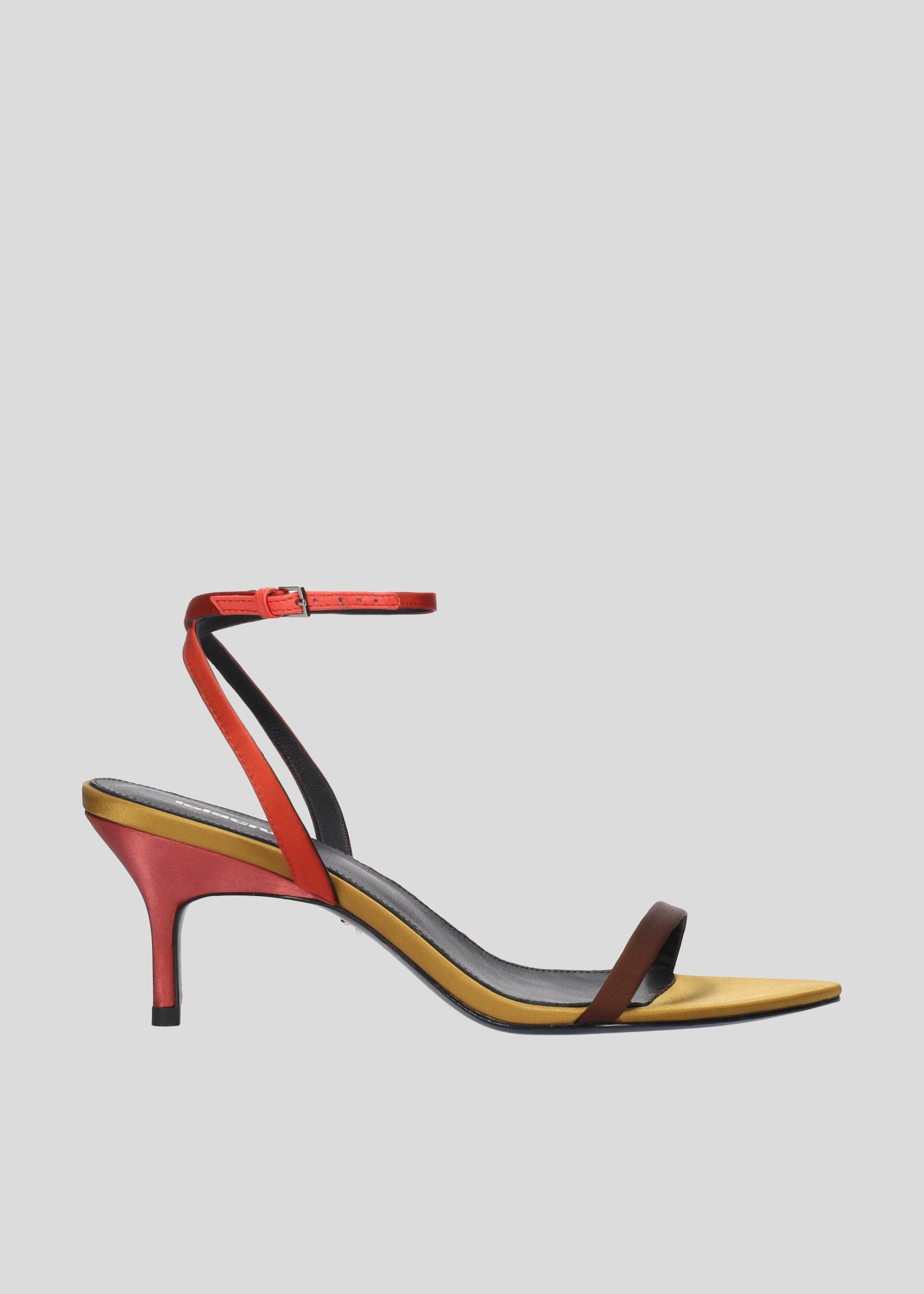 SANDALIA TACÓN LOLA CRUZ MOSTAZA