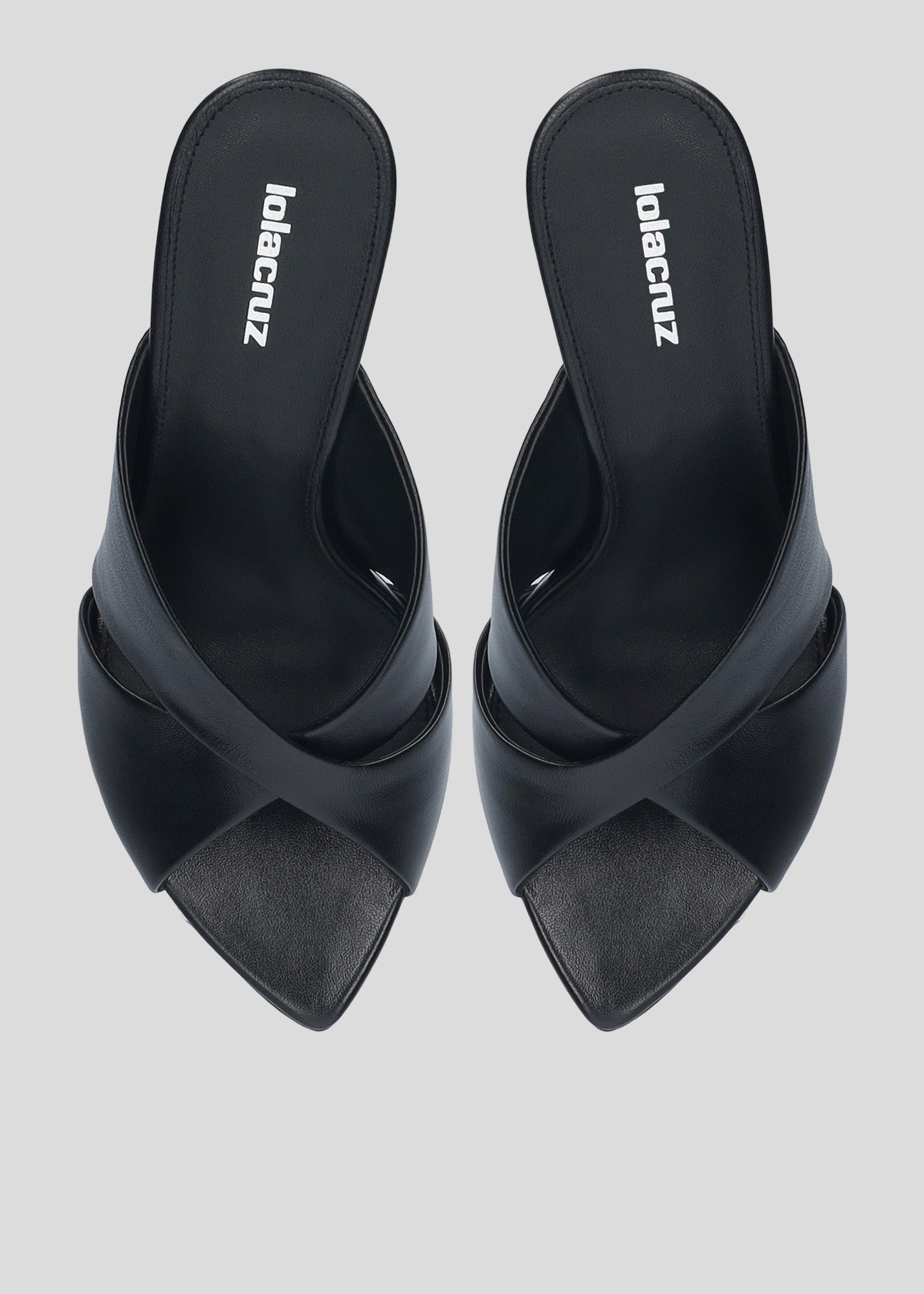 MULE TACÓN ELENA NEGRO