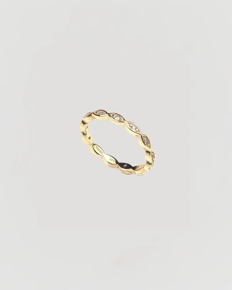 Marquise topaz ring gold