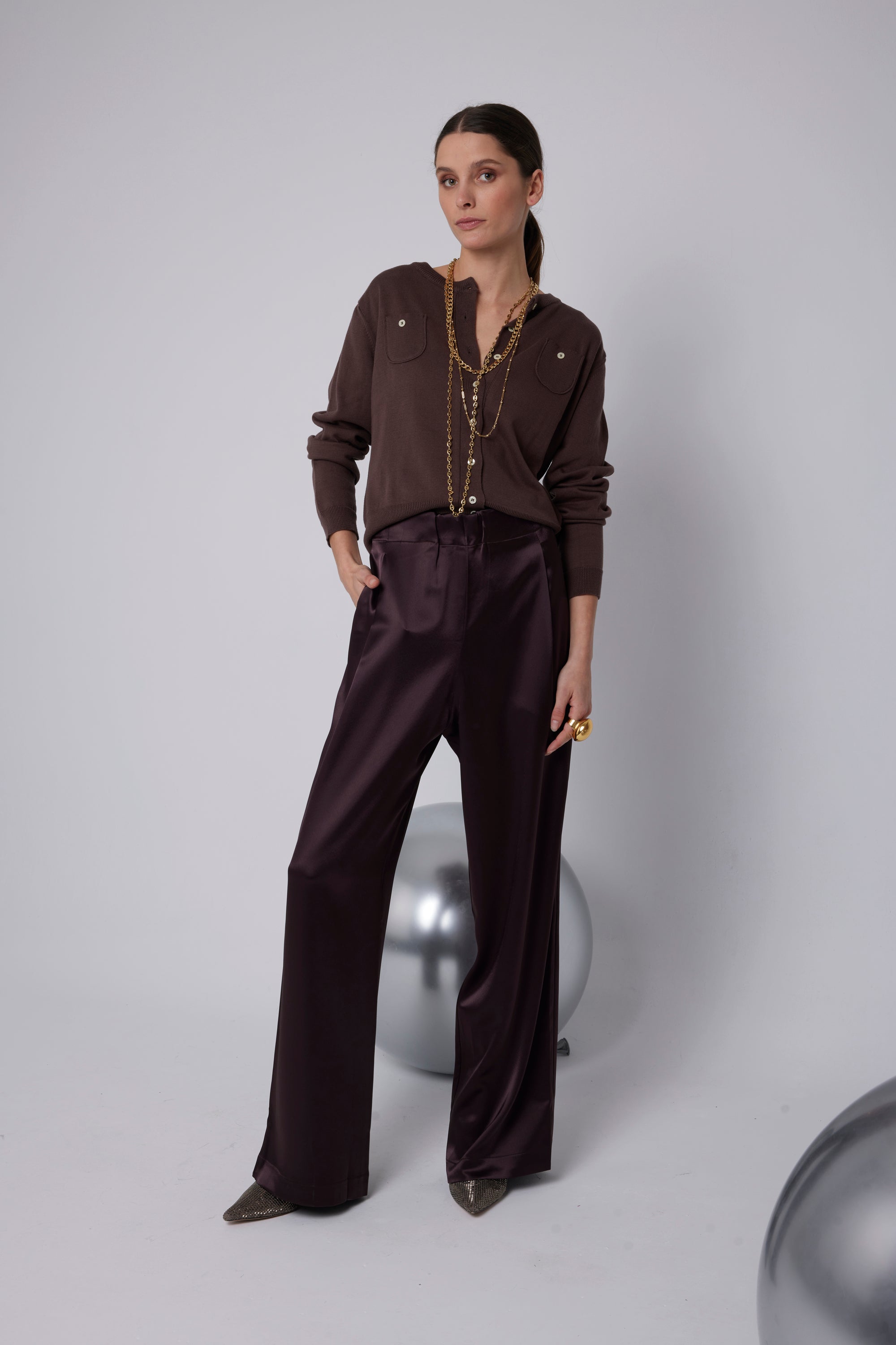 PANTS GIULIA BROWN