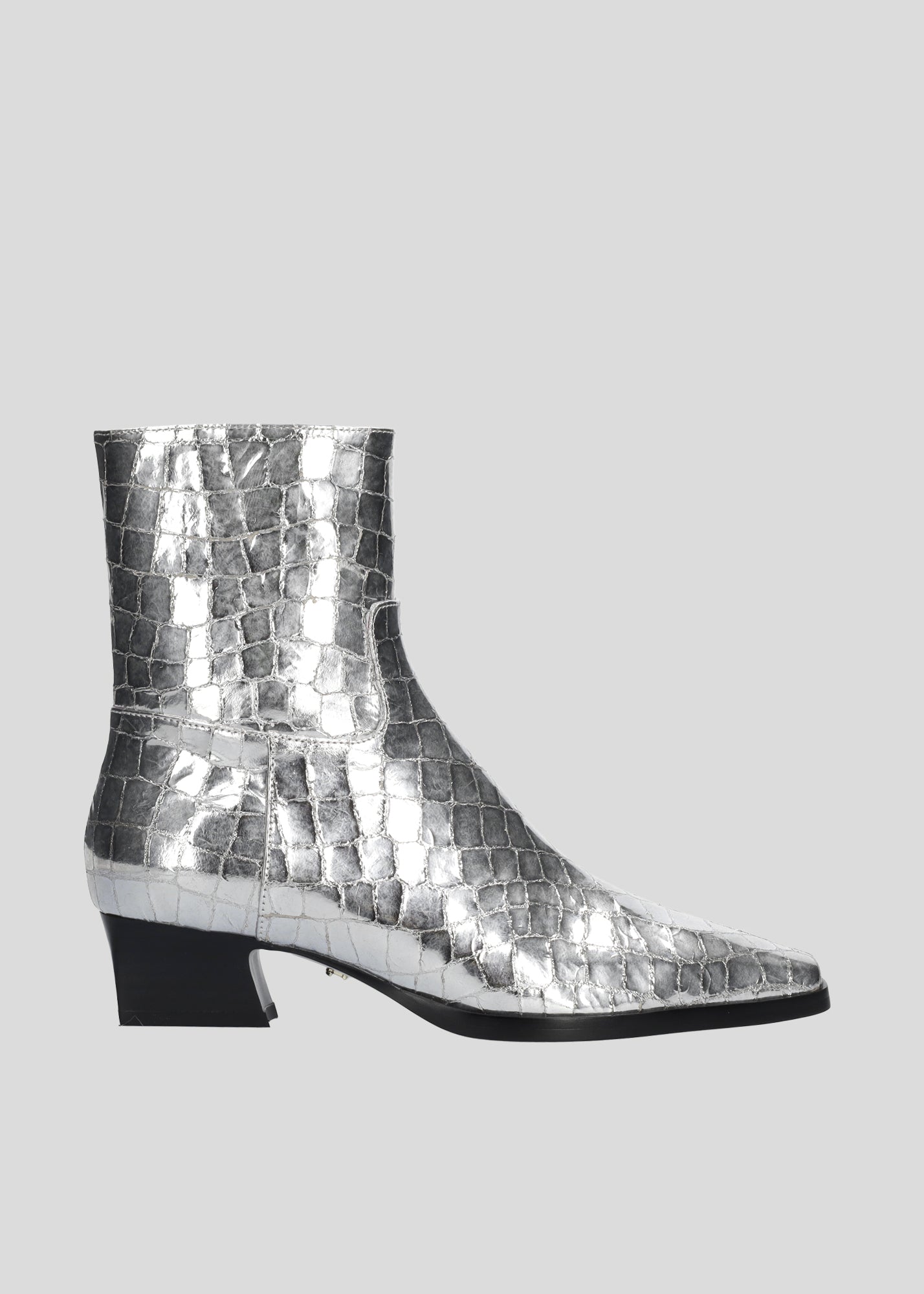 BOOTIES METALLIC COCO SILVER