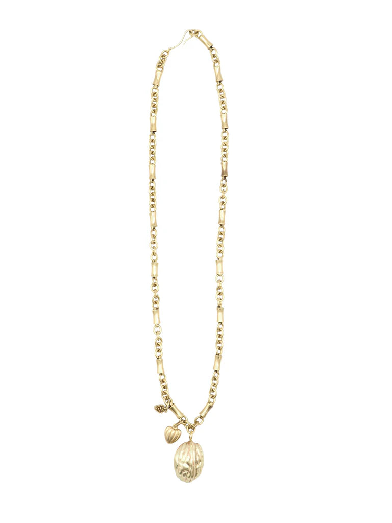 Nuez Necklace Gold