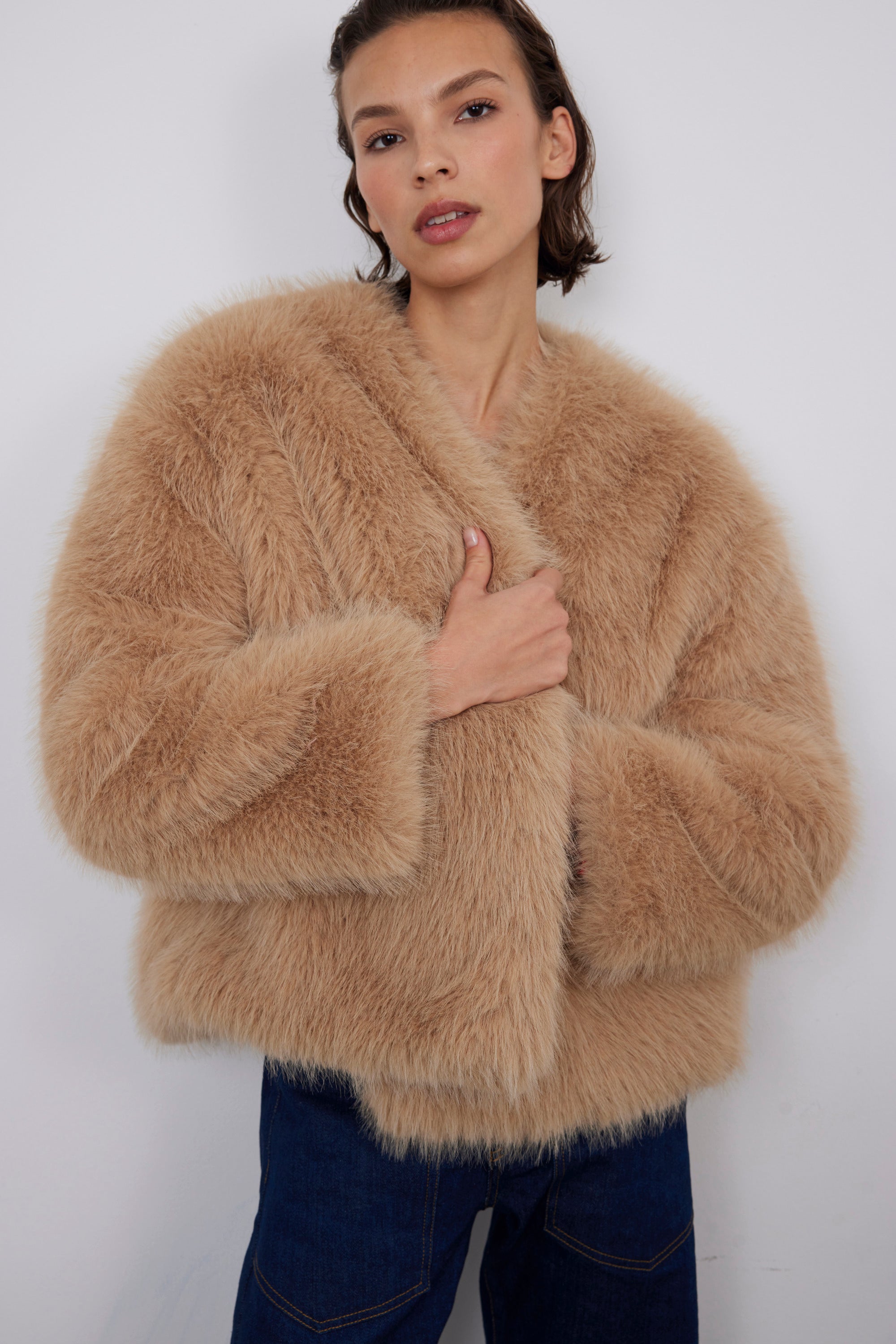 COAT SALMA CAMEL