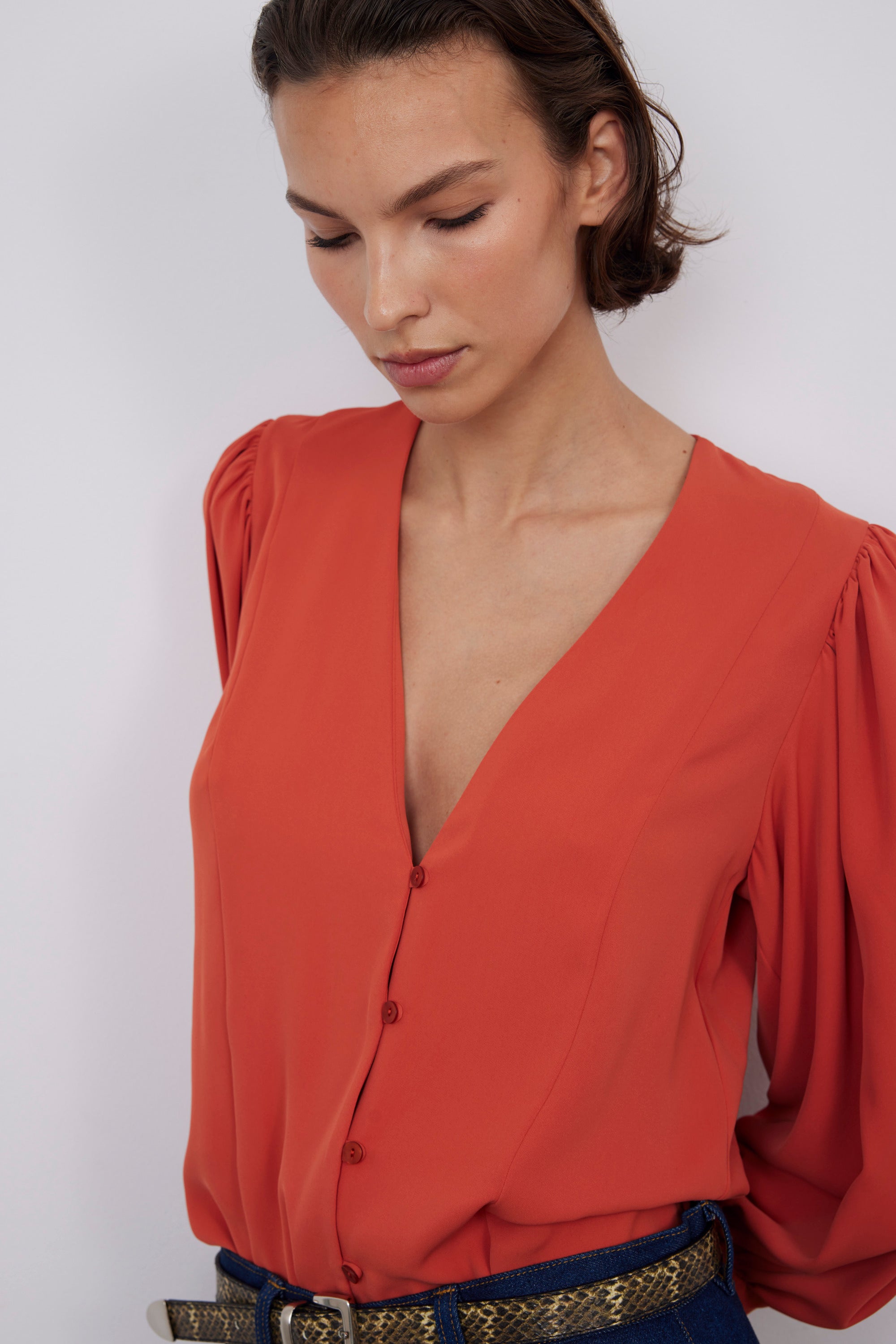 Winnie the Orange Shirt