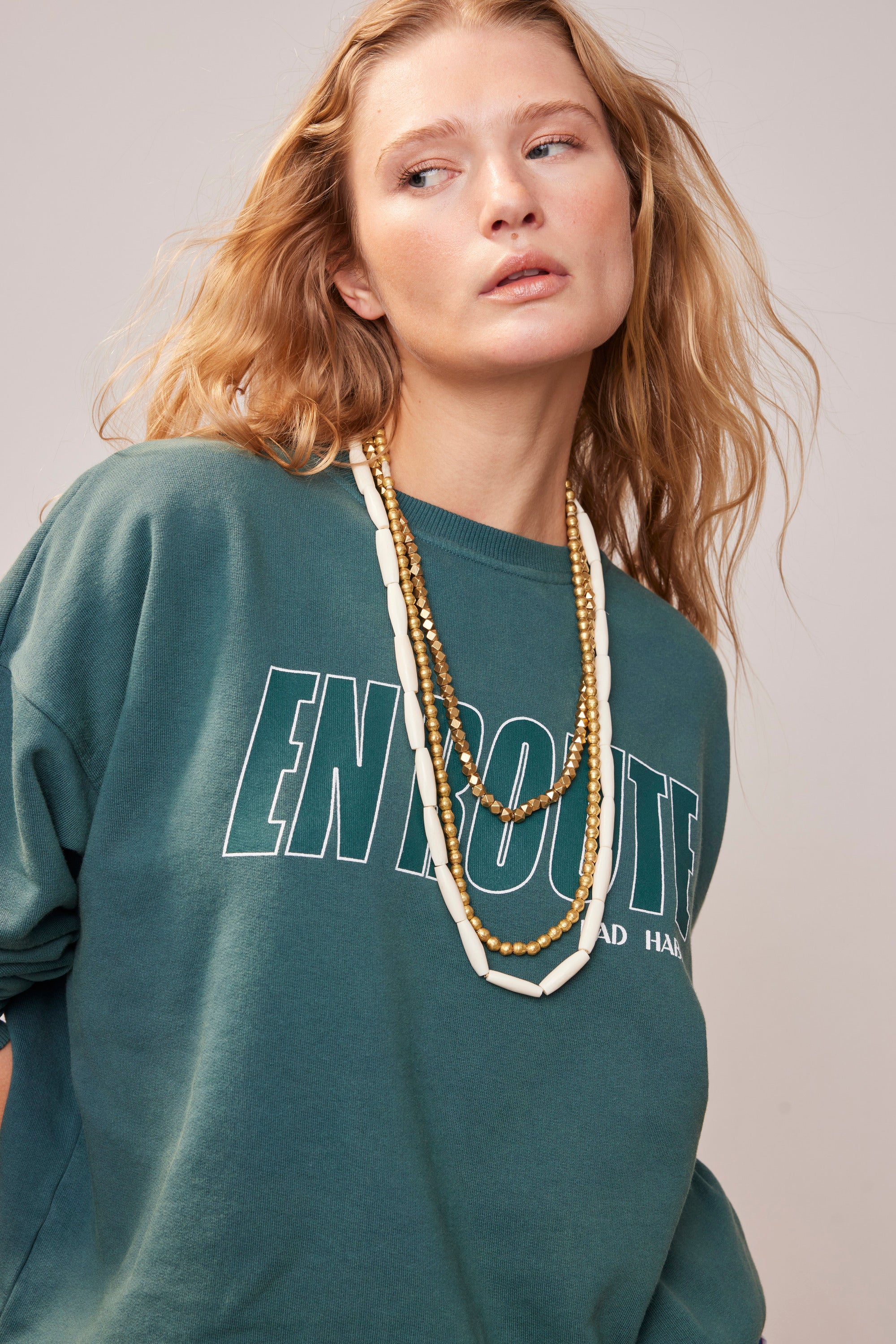 SWEATSHIRT ROUTE GREEN