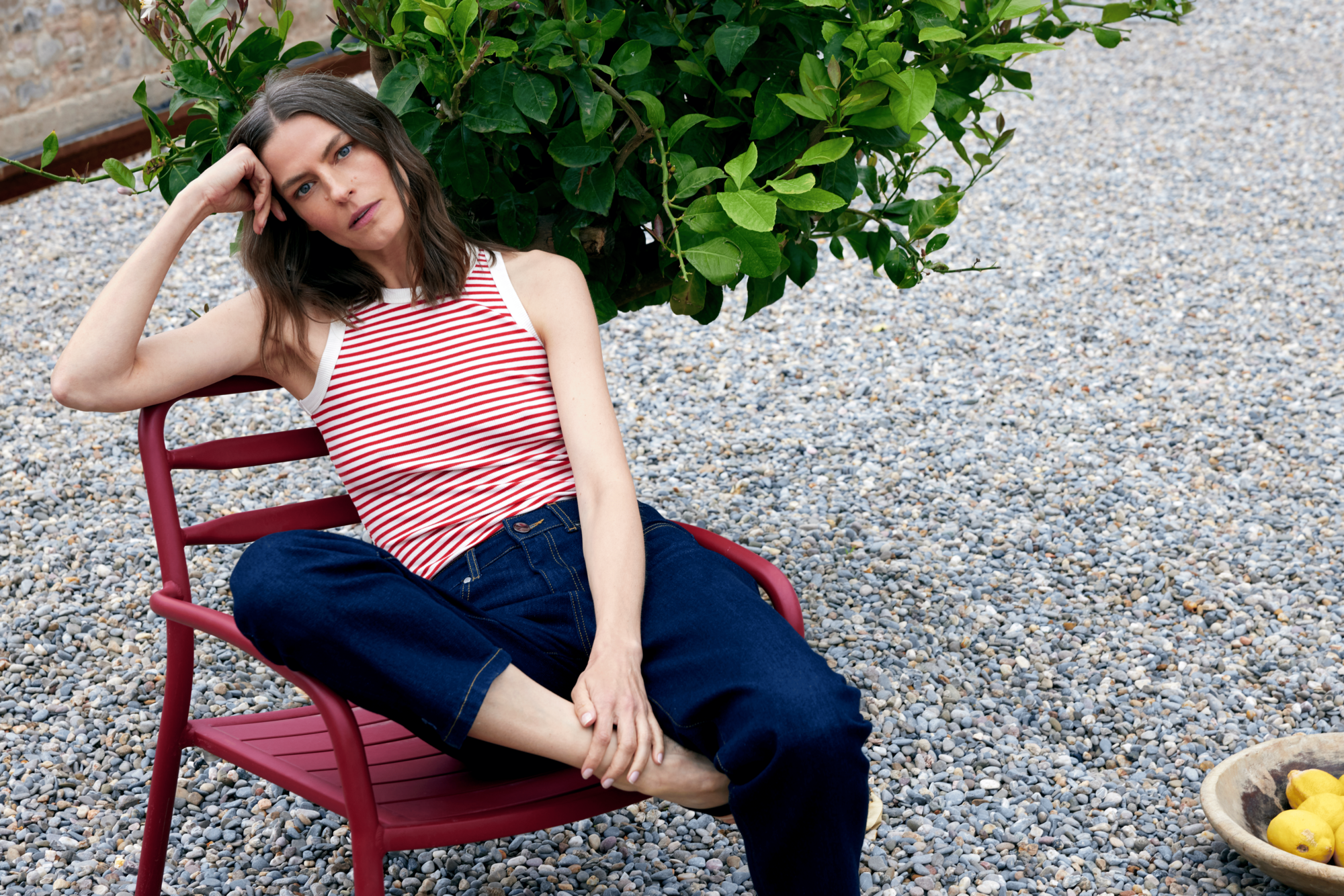 JEANS GAIA DENIM DARK BLUE